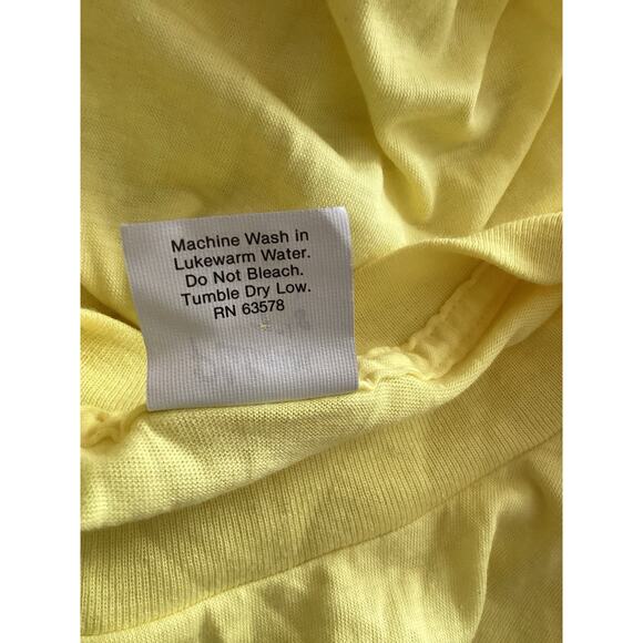Vintage 80’s Single Stitch Virginia Tourist Yellow Size Large - Picture 3 of 6